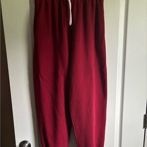 Women's Lounge Red Jogger Pants
